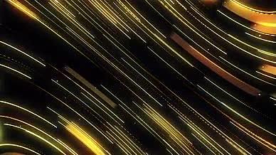 4K金色粒子线条背景视频的预览图